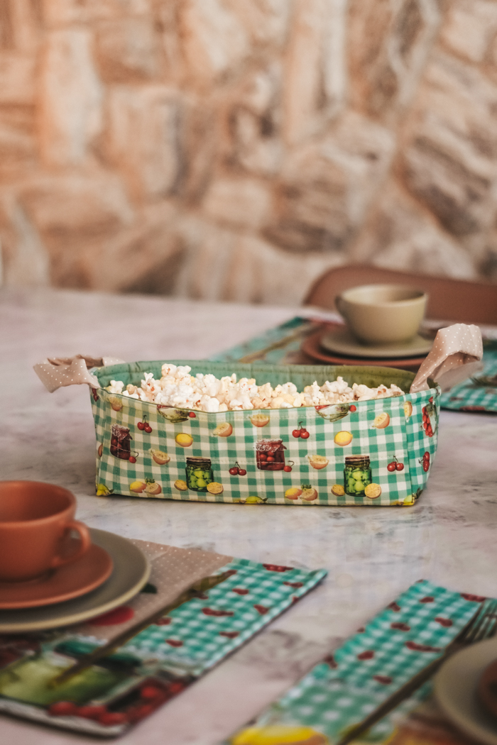 Cesto para Pão de Forma Aconchego